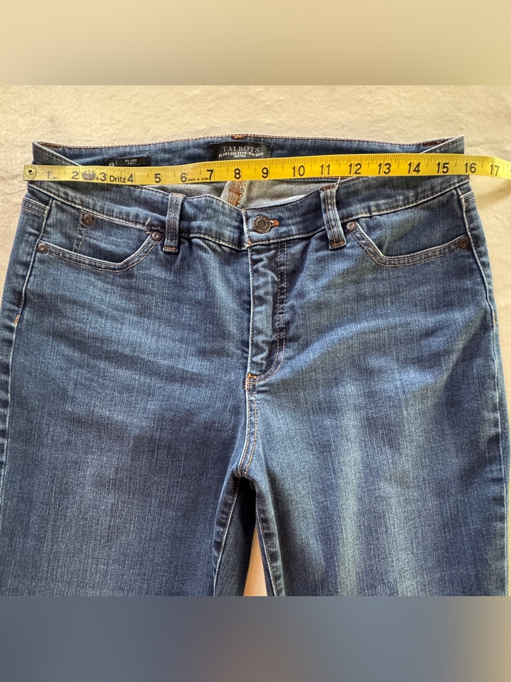 Talbots Curvy Flare Jeans (10P) - Picture 5 of 16